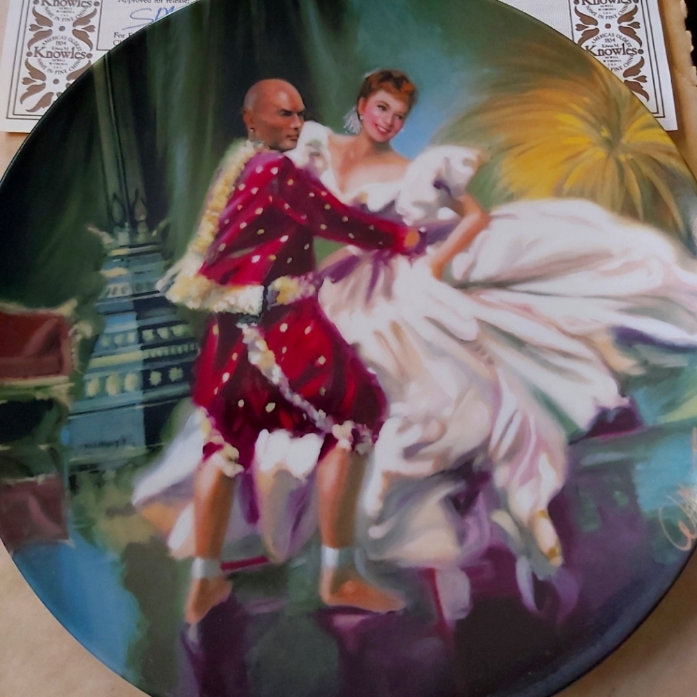 Collectables plate " Shall We Dance "